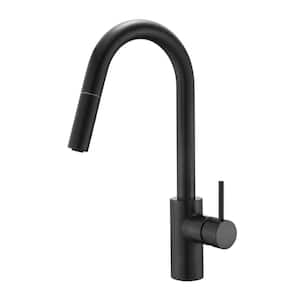 Euro Modern Single-Handle Pull-Down Sprayer Kitchen Faucet with Accessories in Rust and Spot Resist in Oil Rubbed Bronze