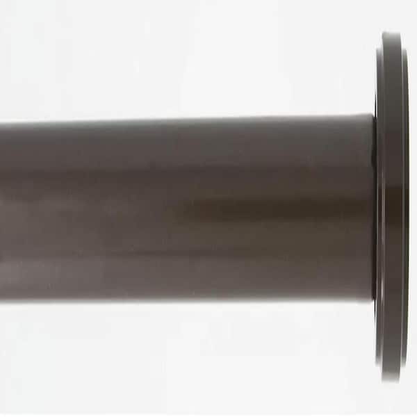 Steel Flat Button Window Drapery Curtain Rod