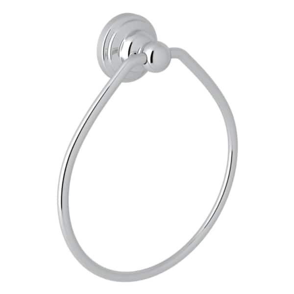 6.5 in. Towel Ring in Polished Chrome