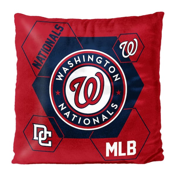 THE NORTHWEST GROUP MLB Nationals Connector Velvet Reverse Pillow