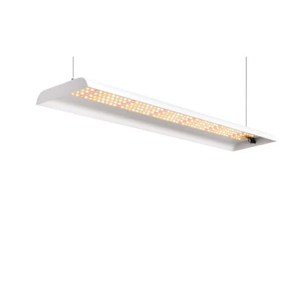 2025 Series 2 ft. White Indoor LED Grow Light Full Spectrum, Hanging Lamp with Timer, 6 Dimmable Levels