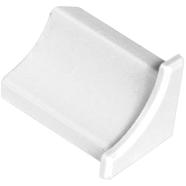 Dilex-PHK Bright White 9/16 in. x 1 in. PVC End Cap
