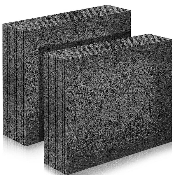 Unbranded Polyethylene Foam Packing Inserts Black 12 x 10 x 3.125 for Cases and Crafts Customizable Shock Absorption