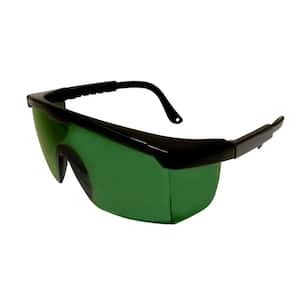 Retriever Welding Safety Glasses Single Green 5.0 Filter Lens with Integrated Side Shields and Extendable Templ