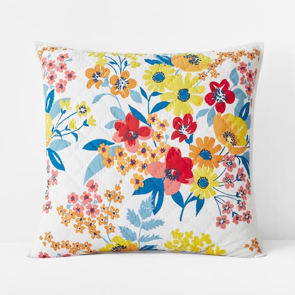 The Company Store Krina Multicolored Cotton Euro Sham