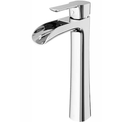 Bathroom Ceramic Vessel Sink With Chrome Faucet & Drain 7459D04 