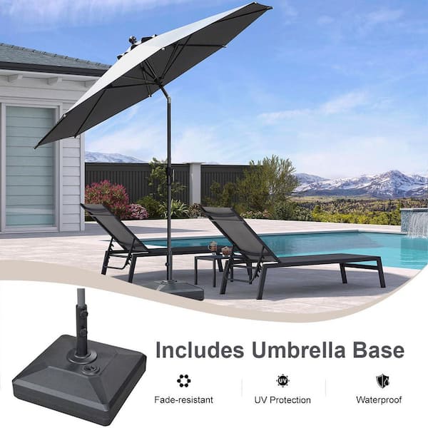 10 patio umbrella auto tilt Shop 8' x 10' Rectangle Market by Treasure Garden and rain!. SunVilla 10' Auto-Tilt Market Umbrella