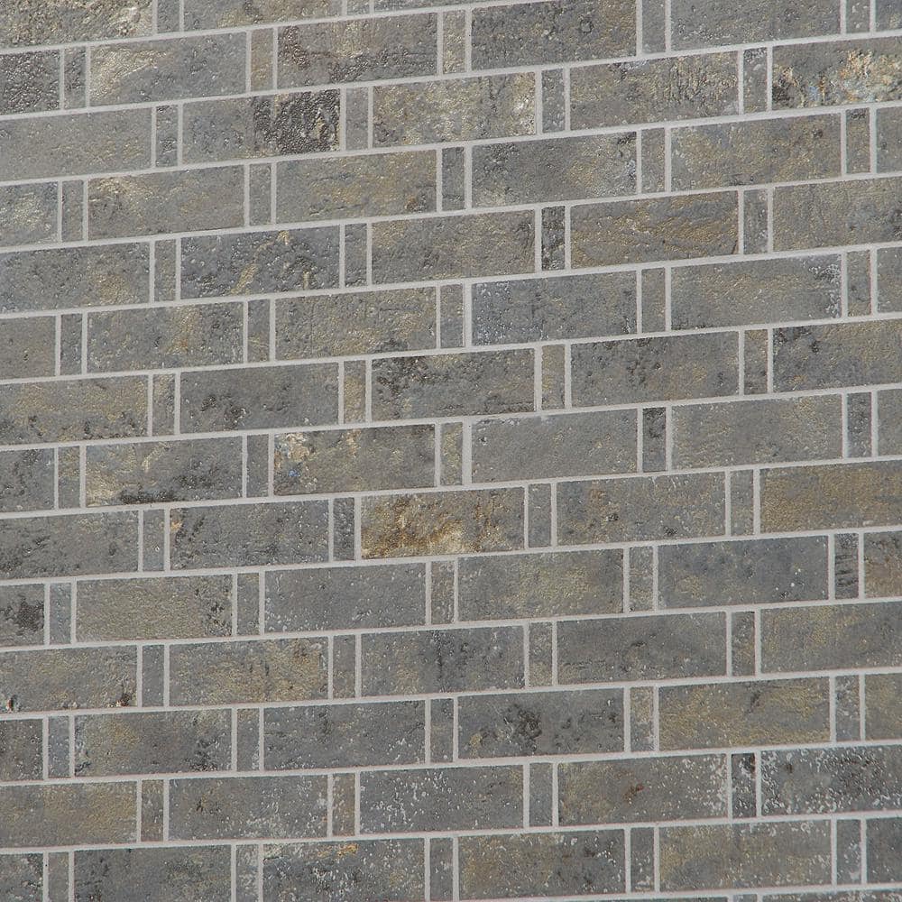 Mantis Sage Matte Porcelain Geometric Mosaic Tile 12" x 12"