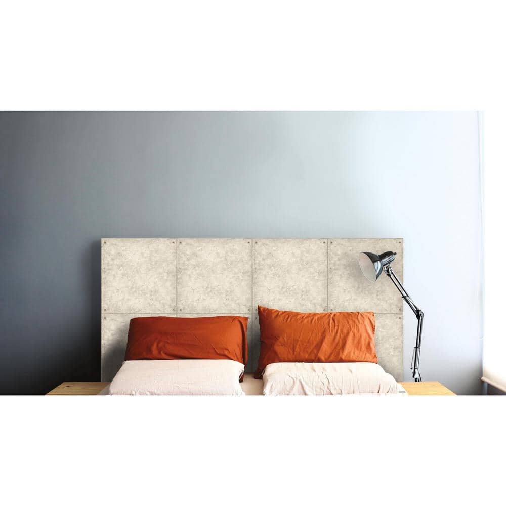 Gray Cement Peel and Stick Wallpaper Roll