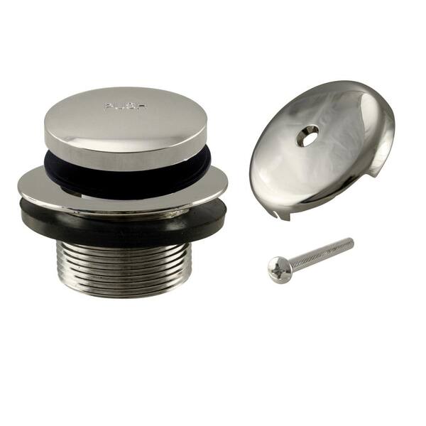Westbrass 11/2 in. NPSM Coarse Thread TipToe Bathtub Drain Plug with