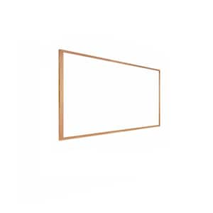 ghent 2 x 3 ft. Whiteboard, Natural Oak Wood Frame, White M2W-23-1 ...