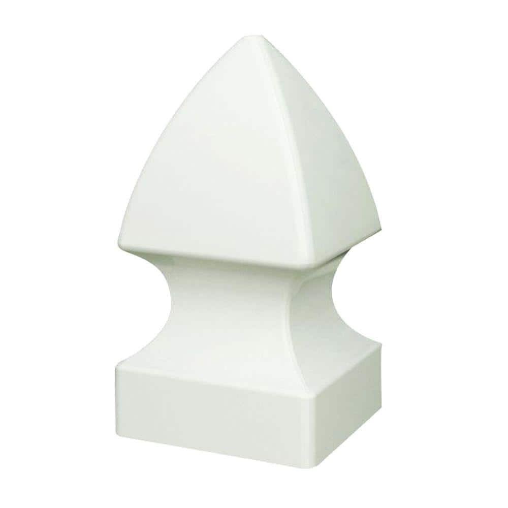 Veranda 4 in. x 4 in. White Vinyl Gothic Fence Post Top 116087b - The ...