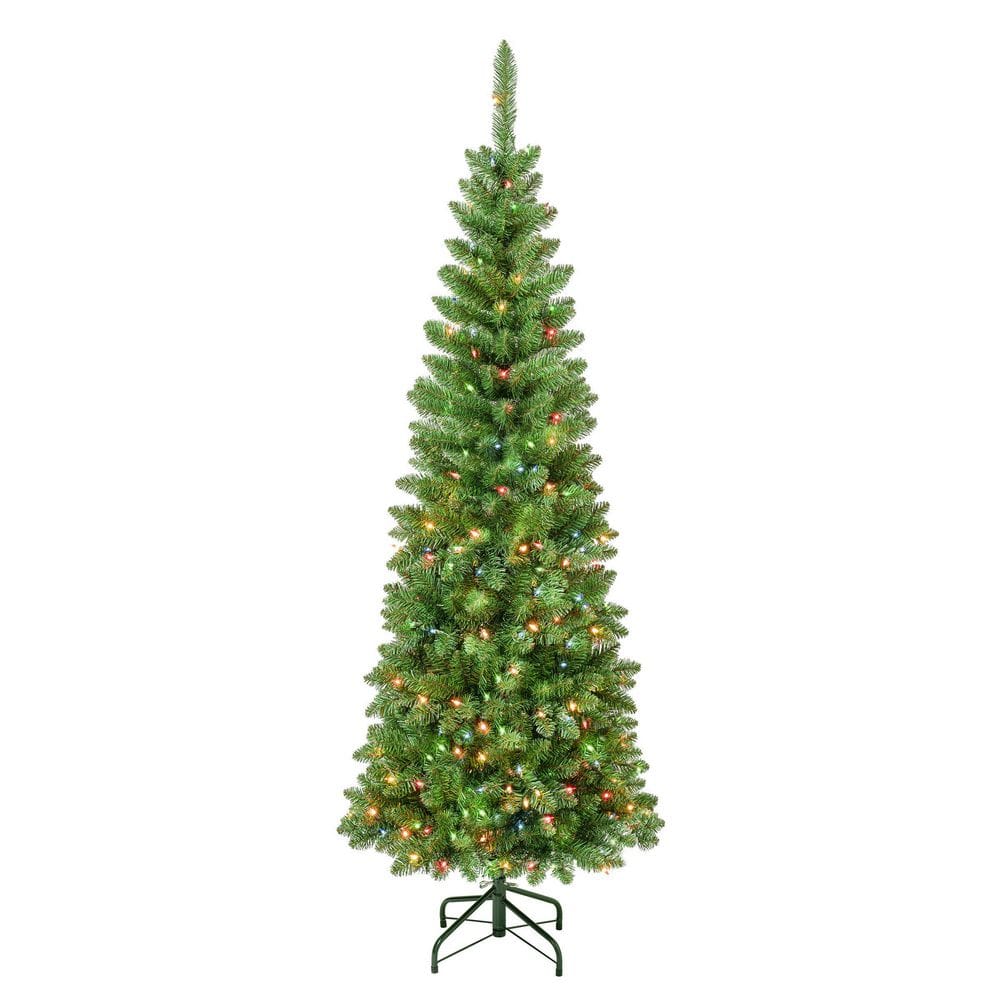 National Tree Company First Traditions 6 Ft. Rowan Pencil Slim ...