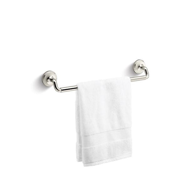 Paces 18 in. Wall Mounted Towel Bar in Vibrant Polished Nickel