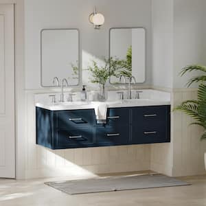 Hutton 60 in. W x 22 in. D x 18 in. H Bath Vanity Cabinet without Top in Midnight Blue