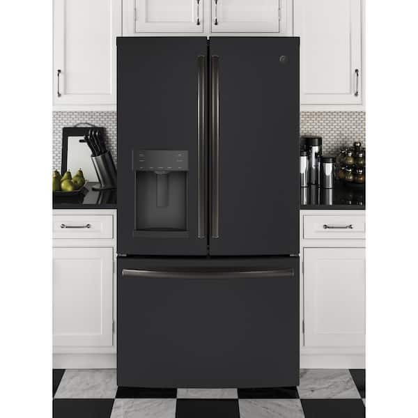 GE 27.8 cu. ft. French Door Refrigerator in Black Slate