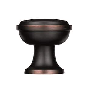 Westerly 1-3/16 in. (30mm) Modern Oil-Rubbed Bronze Round Cabinet Knob