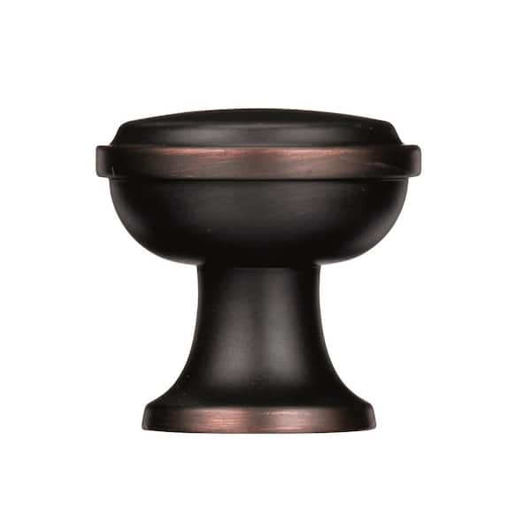 Westerly 1-3/16 in. (30mm) Modern Oil Rubbed Bronze Round Cabinet Knob