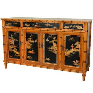 Light Brown Ching Hall Cabinet