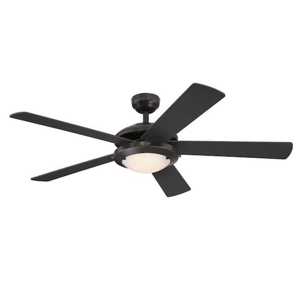 Westinghouse Comet 52 in. Integrated LED Indoor Espresso Ceiling Fan with Light Kit