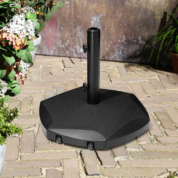 Crestlive Products 58 lbs. HDPE Patio Umbrella Base in Black