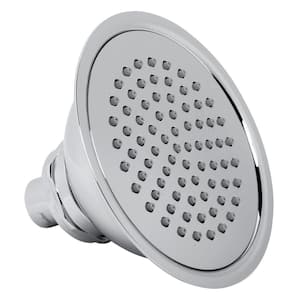 Amarilis 1-Spray 4.8 in. Single Wall Mount Fixed Shower Head in Polished Chrome