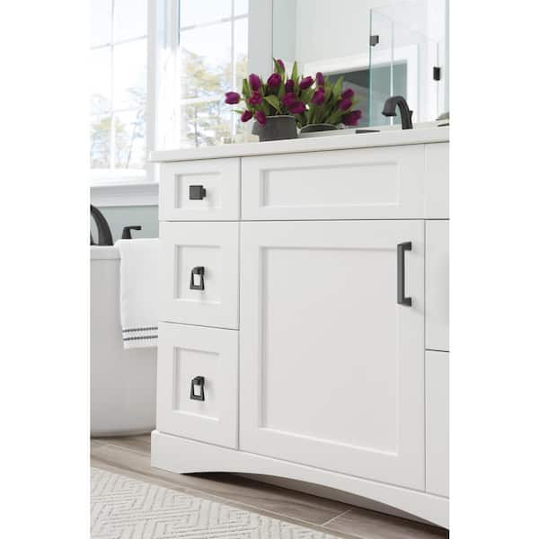 Blackrock 3-3/4 in. (96mm) Modern Black Bronze Arch Cabinet Pull