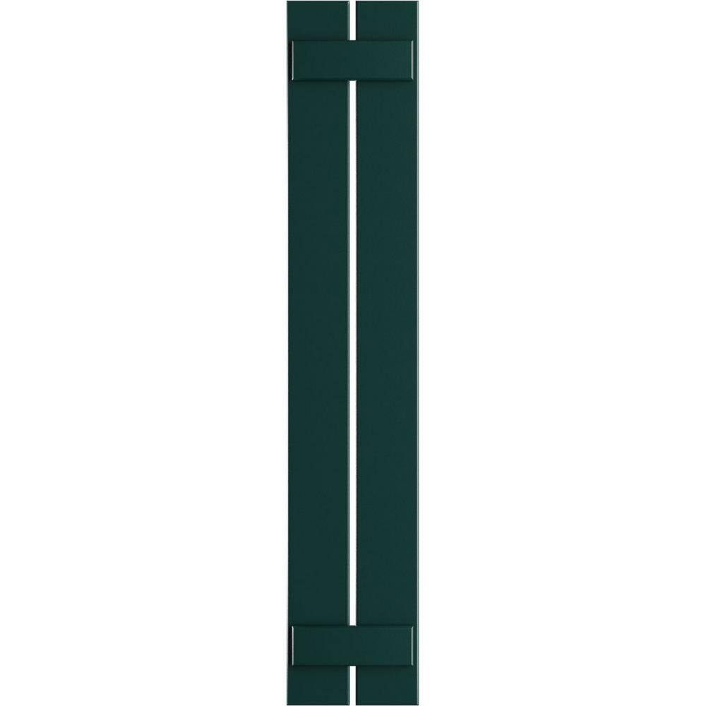 11-1/4 in. x 31 in. True Fit PVC 2-Board Spaced Board and Batten Shutters Pair in Thermal Green price history on PriceWatchPro