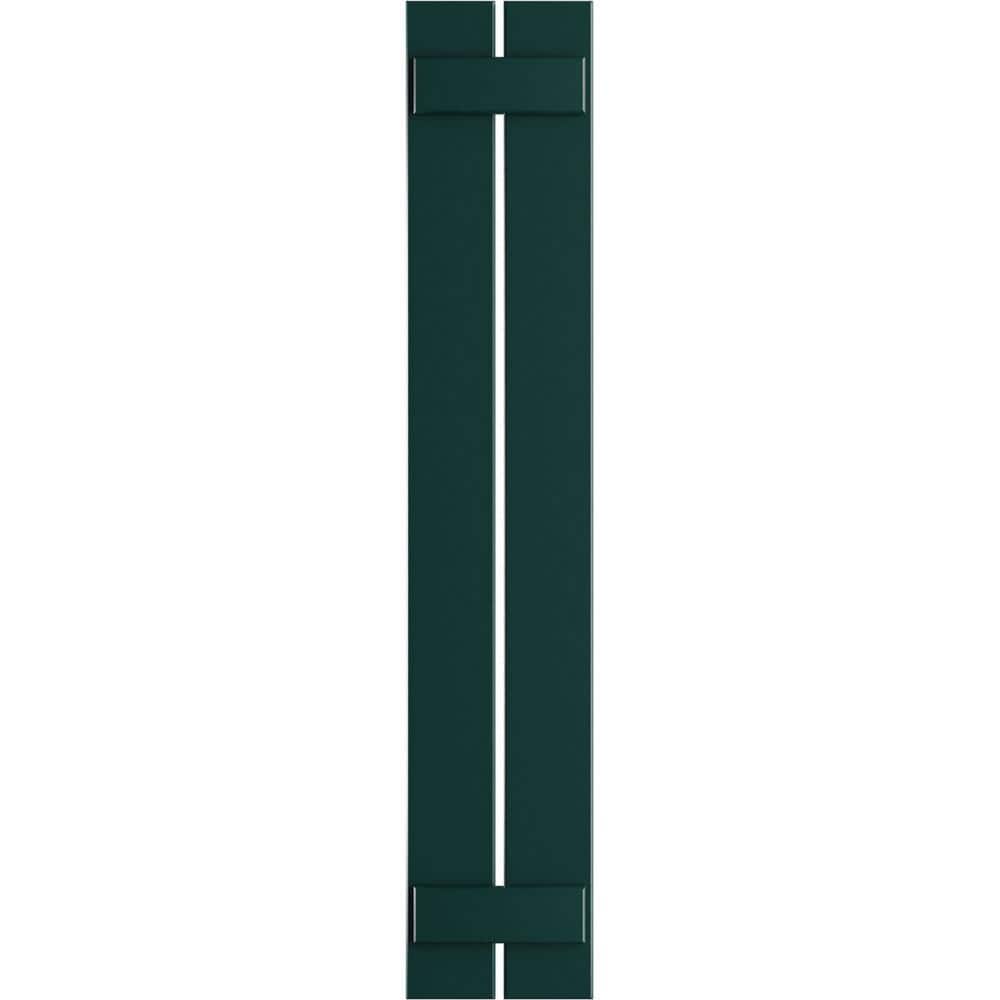 11-1/4 in. x 62 in. True Fit PVC 2-Board Spaced Board and Batten Shutters, Thermal Green (Per Pair) price history on PriceWatchPro