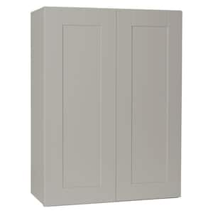 Shaker Assembled 27x36x12 in. Wall Kitchen Cabinet in Dove Gray