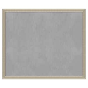 Mezzo Silver 52 in. x 44 in. Framed Magnetic Board