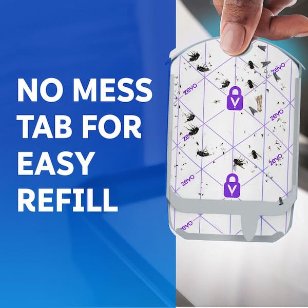 ZEVO Flying Insect Trap Full Size Refill-2 Refill Cartridges(4