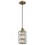 Westinghouse Sophie 1-Light Brushed Nickel Mini Pendant with Crystal ...