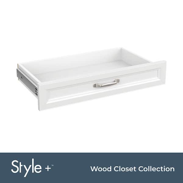 ClosetMaid Style+ 5 in. x 25 in. White Traditional Drawer Kit for 25 in. W Style+ Tower