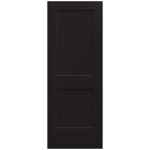 30 in. x 80 in. Monroe Black Painted Smooth Solid Core Molded Composite MDF Interior Door Slab