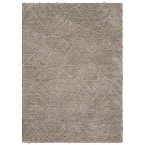 Mohawk Home Zafi Gray 7 ft. x 10 ft. Shag Area Rug 680886 - The Home Depot