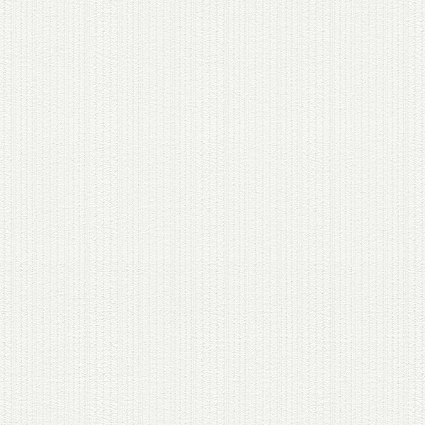 Brewster Samuel White Textured Stripe Paintable Wallpaper Sample