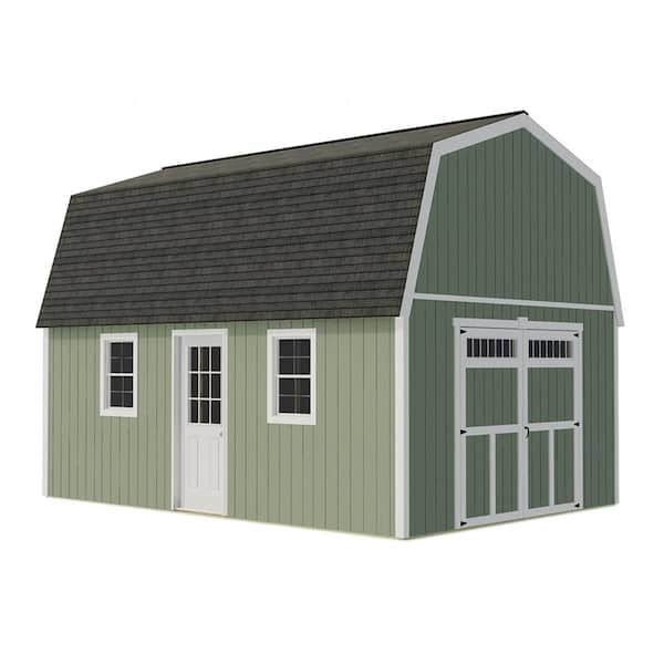 Best Barns Pinewood 16 ft. x 14 ft. Wood Storage Building