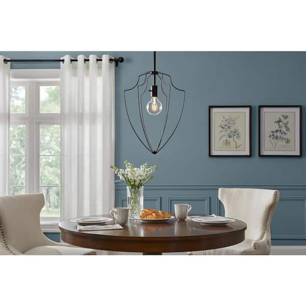 Basilica 1-light Matte black finish Pendant