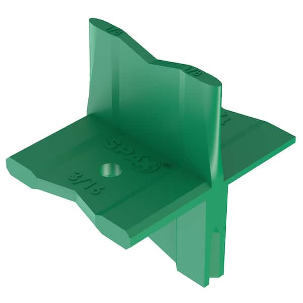 SPAX 2-in x 2-in Deck Spacer Green Plastic Spacer (3-Pack)