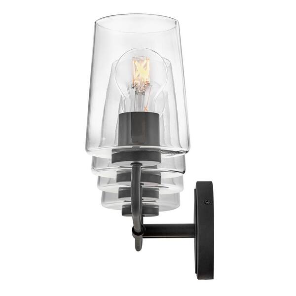 LARK - Kline 33.0 in. 4 Light Black Vanity Light