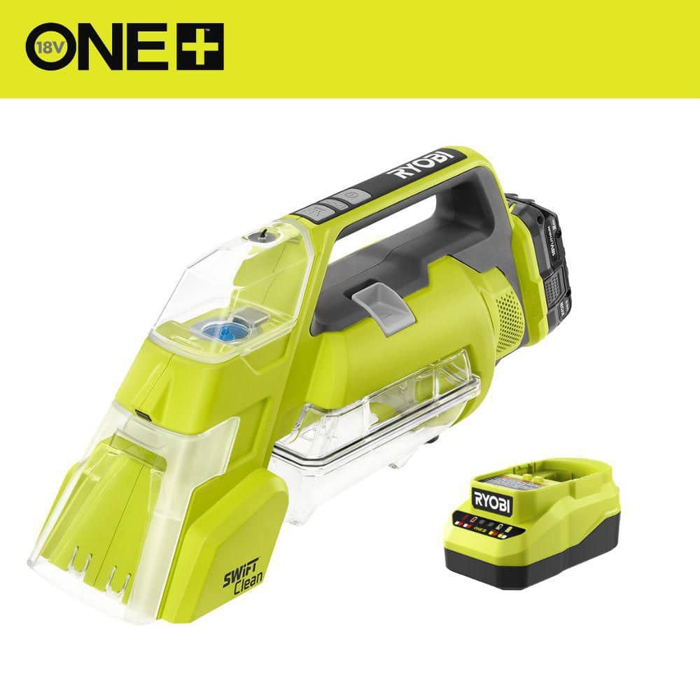 RYOBI ONE+ 18V Cordless SWIFTClean Spot Cleaner Kit with 2.0 Ah