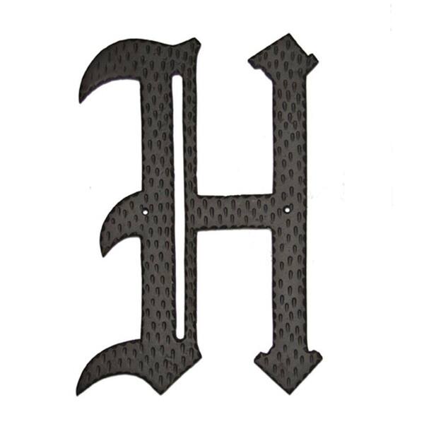 Montague Metal Products 16 in. Home Accent Monogram H