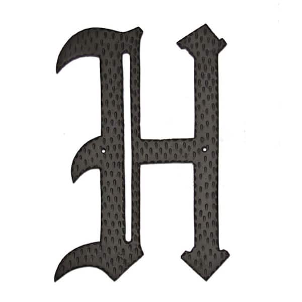 Montague Metal Products 24 in. Home Accent Monogram H