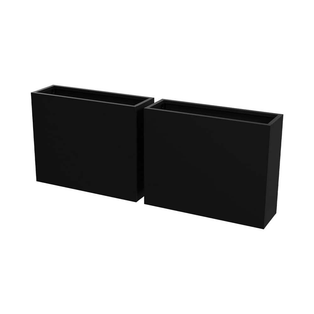 Dovelina 10 in. L x 30 in. W x 24 in. H Rectangular Metal Flower ...