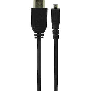Rankie Cable micro HDMI a HDMI, compatible con Ethernet, 3D, retorno de  audio, 6 pies