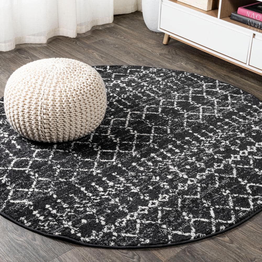 Moroccan HYPE Boho Vintage Diamond Cream/Gray 12 ft. x 15 ft. Area Rug