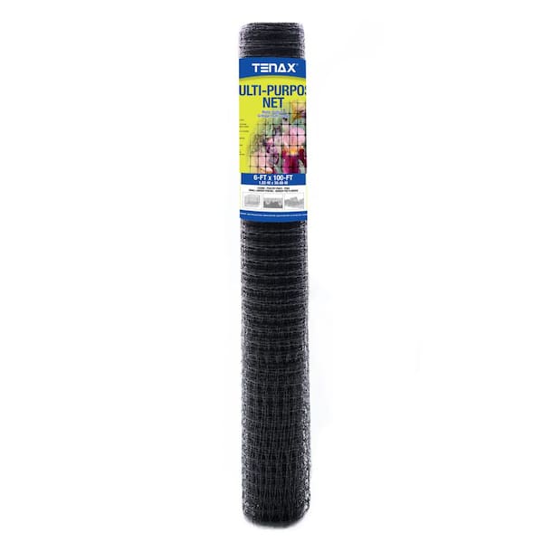 Multi Purpose 100 ft. L x 6 ft. H Plastic No Dig Garden Fence Roll