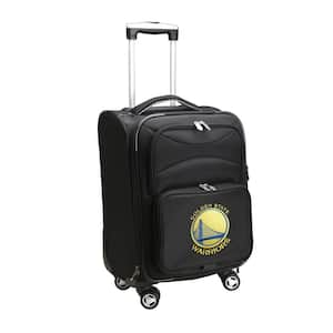 NBA Golden State Warriors 21 in. Black Carry-On Spinner Softside Suitcase