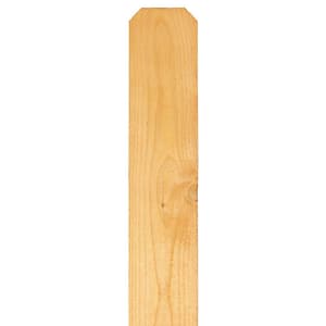 5/8 in. x 5-1/2 in. x 6 ft. Western Red Cedar #1 Dog-Ear Fence Picket (10-Pack)